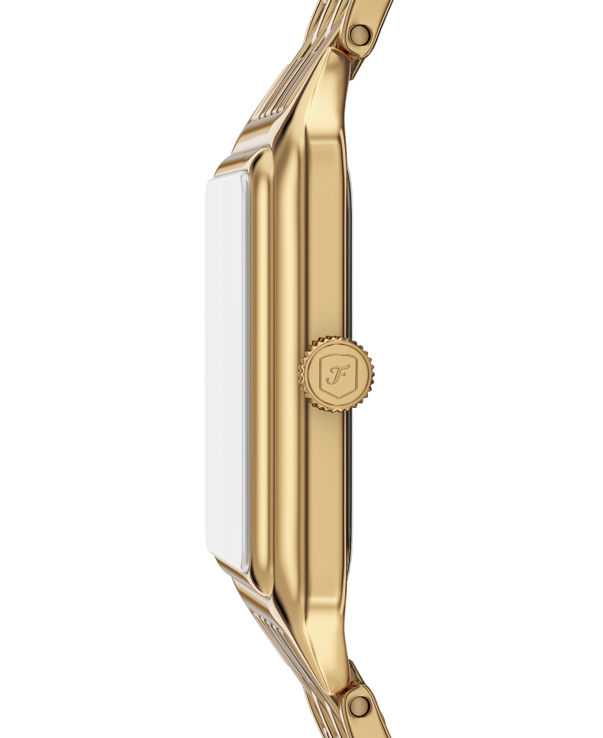 Fossil Women's Raquel Three-hand Date Gold-tone Stainless Steel Watch, 23mm In Gold