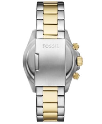 Men's Autocross Multifunction Two-Tone Stainless Steel Watch, 42mm