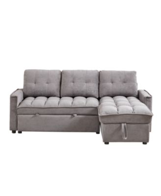 MH 78.75" Reclining Pull-Out Sectional Sofa