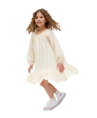 Olivia Button Down Embroidered Dress