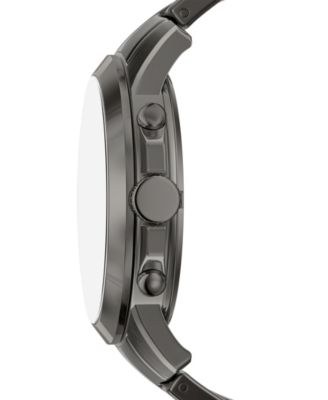 Men's Grant Chronograph Gunmetal Stainless Steel Watch, 44mm