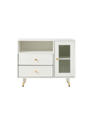 Makeup Vanity Desk with Mirror & Lights Drawers & Cabinet