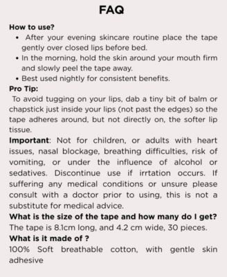 Functional Mouth Tape