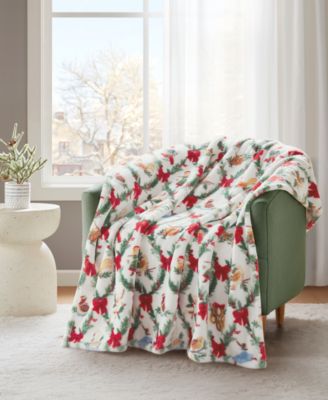 Cozy Plush Printed Throw, 50" x 70", Exclusively at Macy’s (A $30.00 value)
