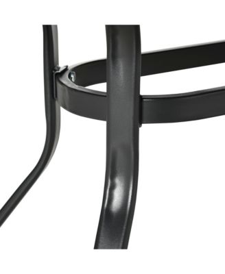 4pc Patio Glider Set, 2 Chairs, 1 Loveseat Bench, 1 Table