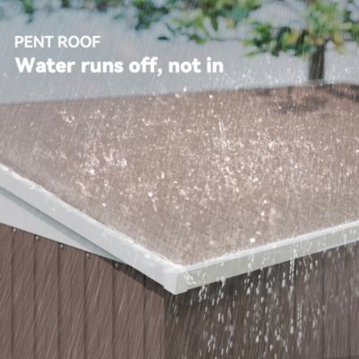 4' x 8' Storage Shed, Galvanized, Locking, Light