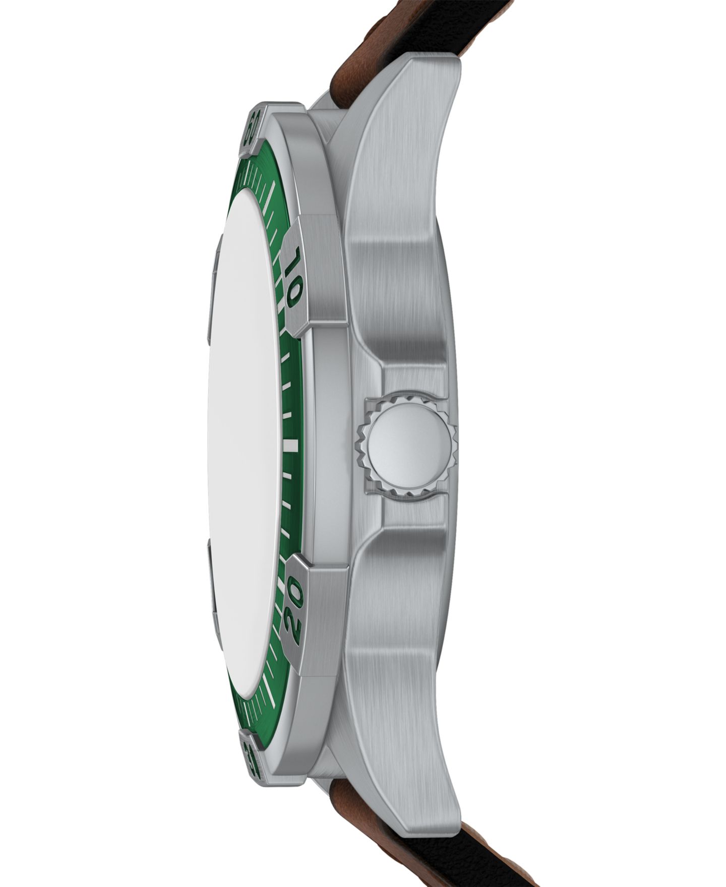 Мужские часы Fossil Garrett Multifunction Brown Leather Watch, 44mm — фото 2
