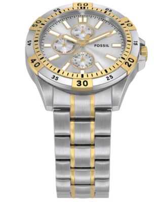 Men's Garrett Multifunction Two-Tone Stainless Steel Watch, 44mm