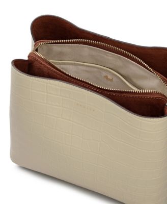 Dukes Place Faux Croc Small Compartment Crossbody Bag