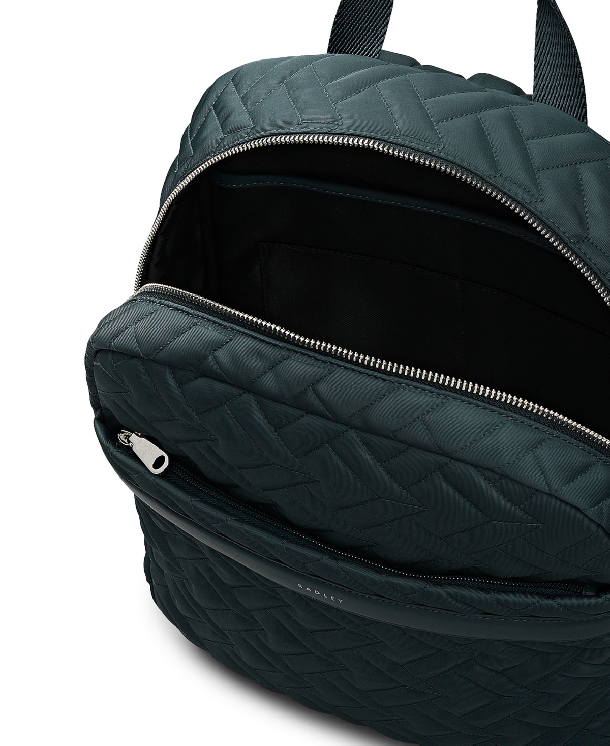 Radley London Holland Park Quilt Small Zip Around Backpack Bag In Green