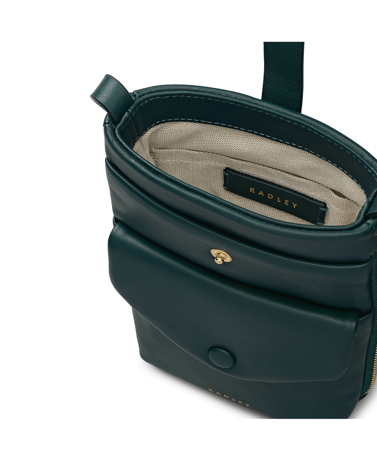Radley London Mallow Street Mini Phone Crossbody Bag In Green