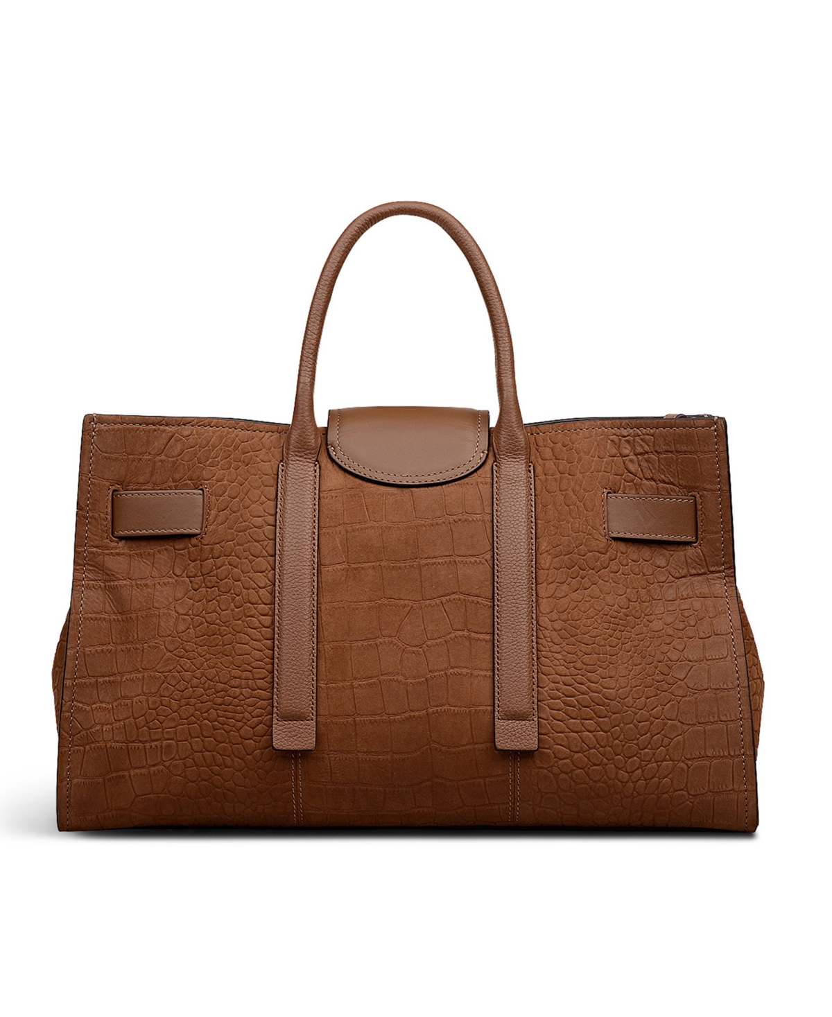 Radley London St Pancras Lane Faux Croco Large Open Top Grab Bag In Brown