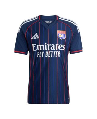 Men's Blue Olympique Lyonnais 2025/26 Away Replica Jersey