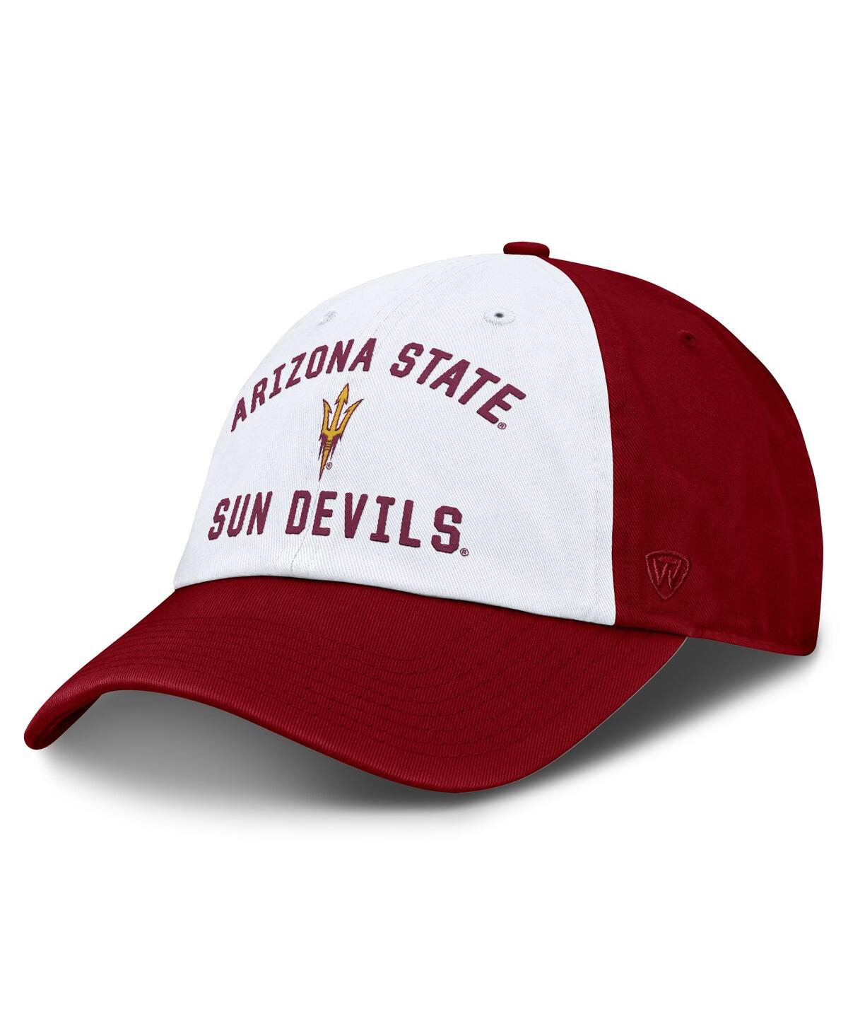 Men's White Arizona State Sun Devils Weston Adjustable Hat - White