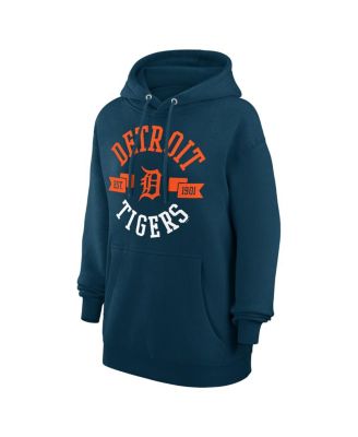 Women's Navy Detroit Tigers City Graphic Pullover Hoodie