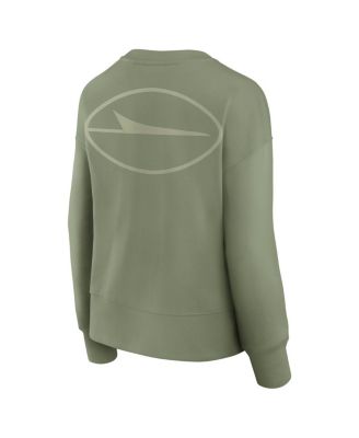 Women's Green New York Jets Elements Pullover Sweatshirt