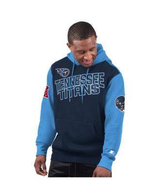 Starter - Men's Navy Tennessee Titans Extreme Pullover Hoodie