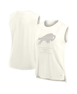 Fanatics - Women's Cream Buffalo Bills Studio Embrace Tank Top