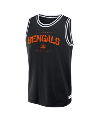 Men's Black Cincinnati Bengals Elements Future Ground Jersey Tank Top