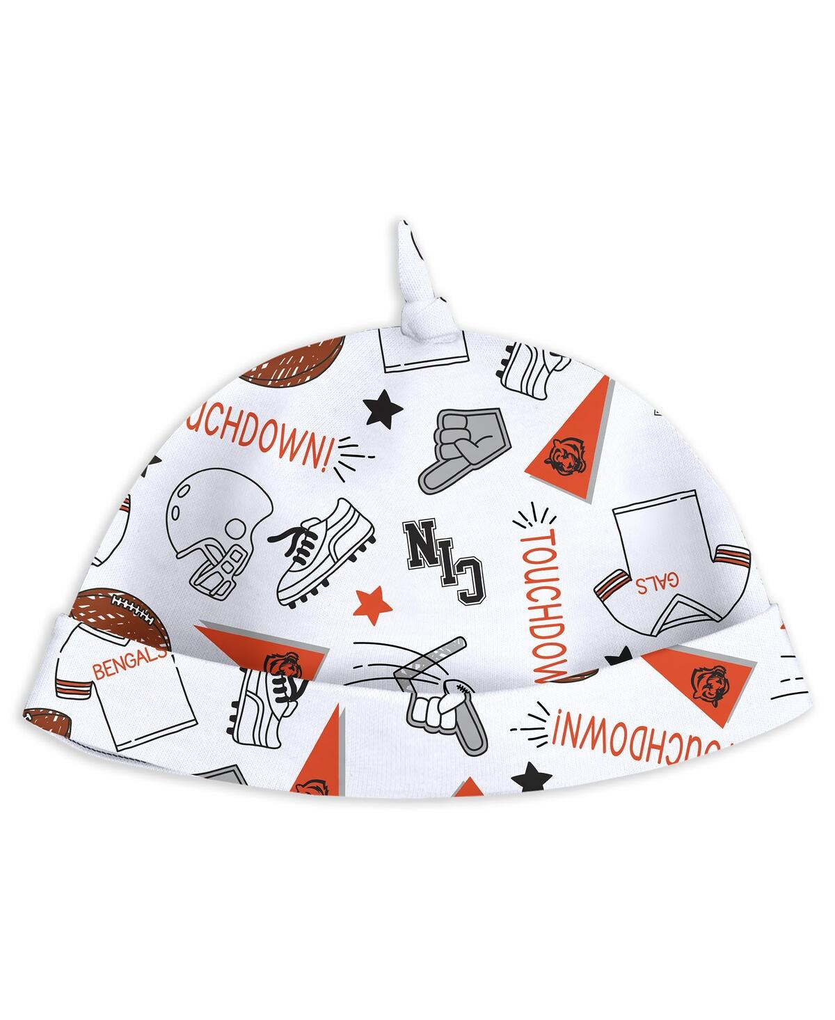 Wear By Erin Andrews Baby Boys And Girls Chicago Bears Sleep Play Set In White