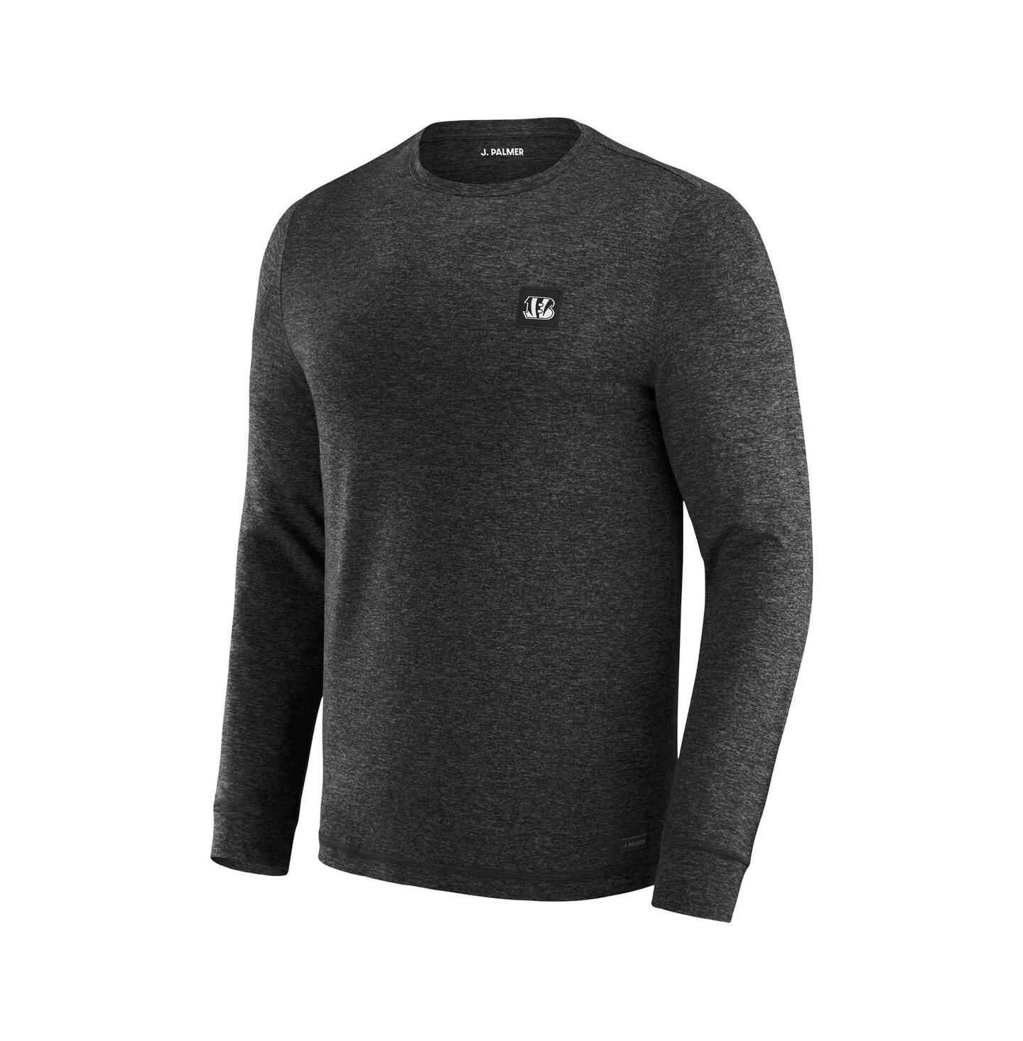 Мужская футболка J. Palmer Black Cincinnati Bengals Four Down Long Sleeve — фото 3