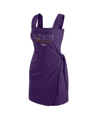 Women's Purple Baltimore Ravens Wrap Dress