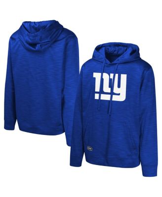 Outerstuff - Men's Royal New York Giants Streak Fleece Pullover Hoodie