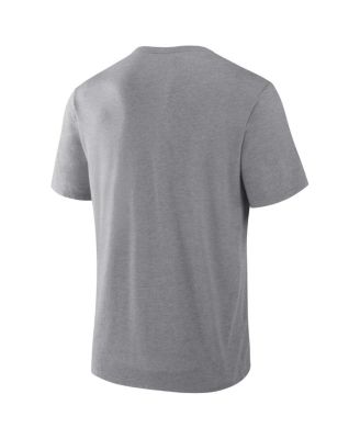 Men's Heather Gray New York Giants Pass Rush Tri-Blend T-Shirt