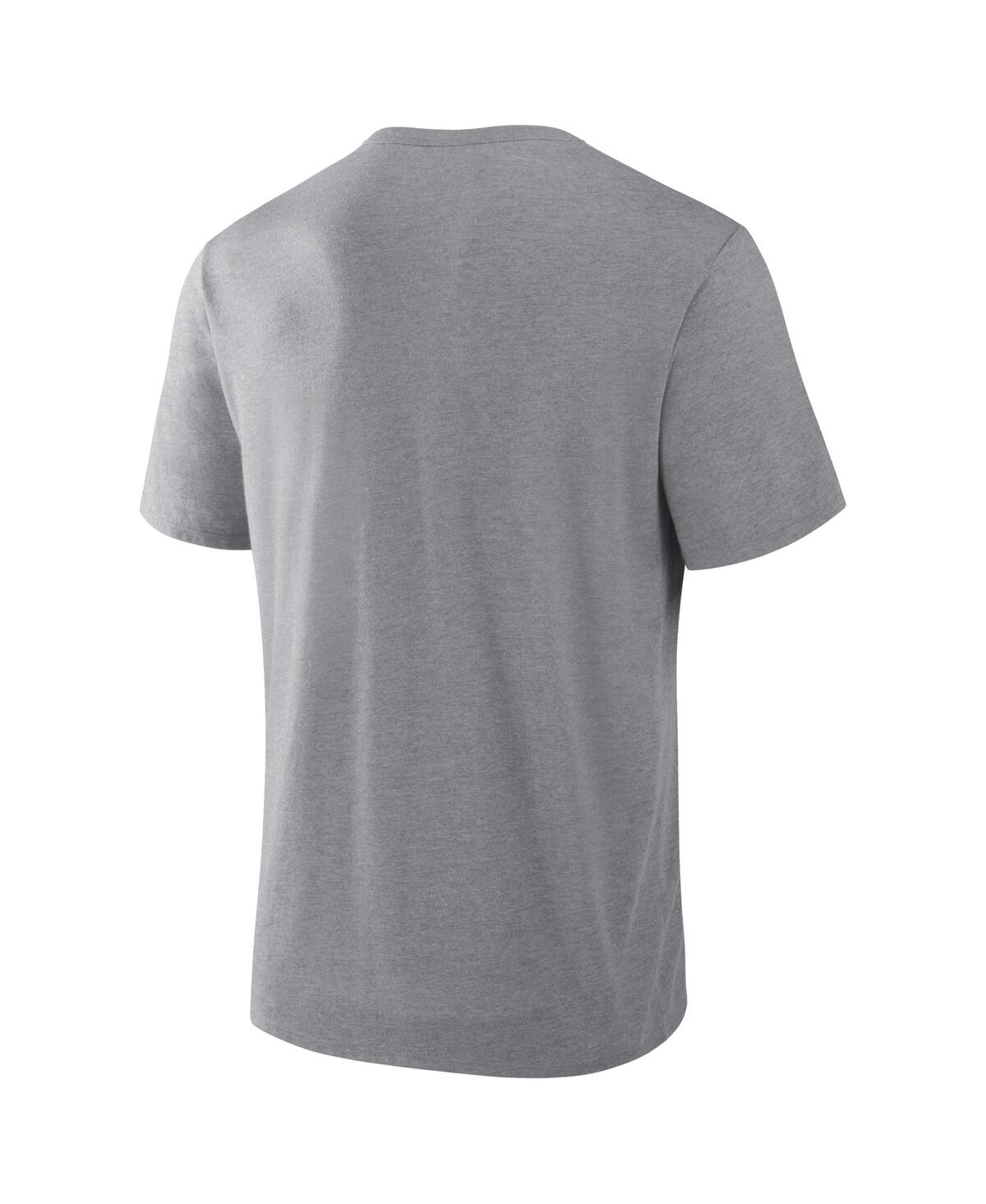 Fanatics Men's Heather Gray New York Giants Pass Rush Tri-blend T-shirt In Gray