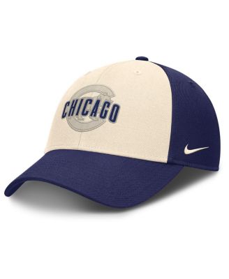 Nike - Men's Royal/Natural Chicago Cubs Statement Club Performance Adjustable Hat