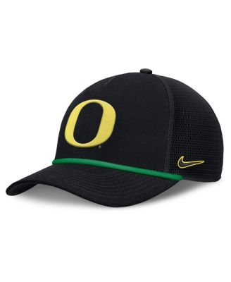 Nike - Men's Black Oregon Ducks Rise Primetime Trucker Adjustable Hat