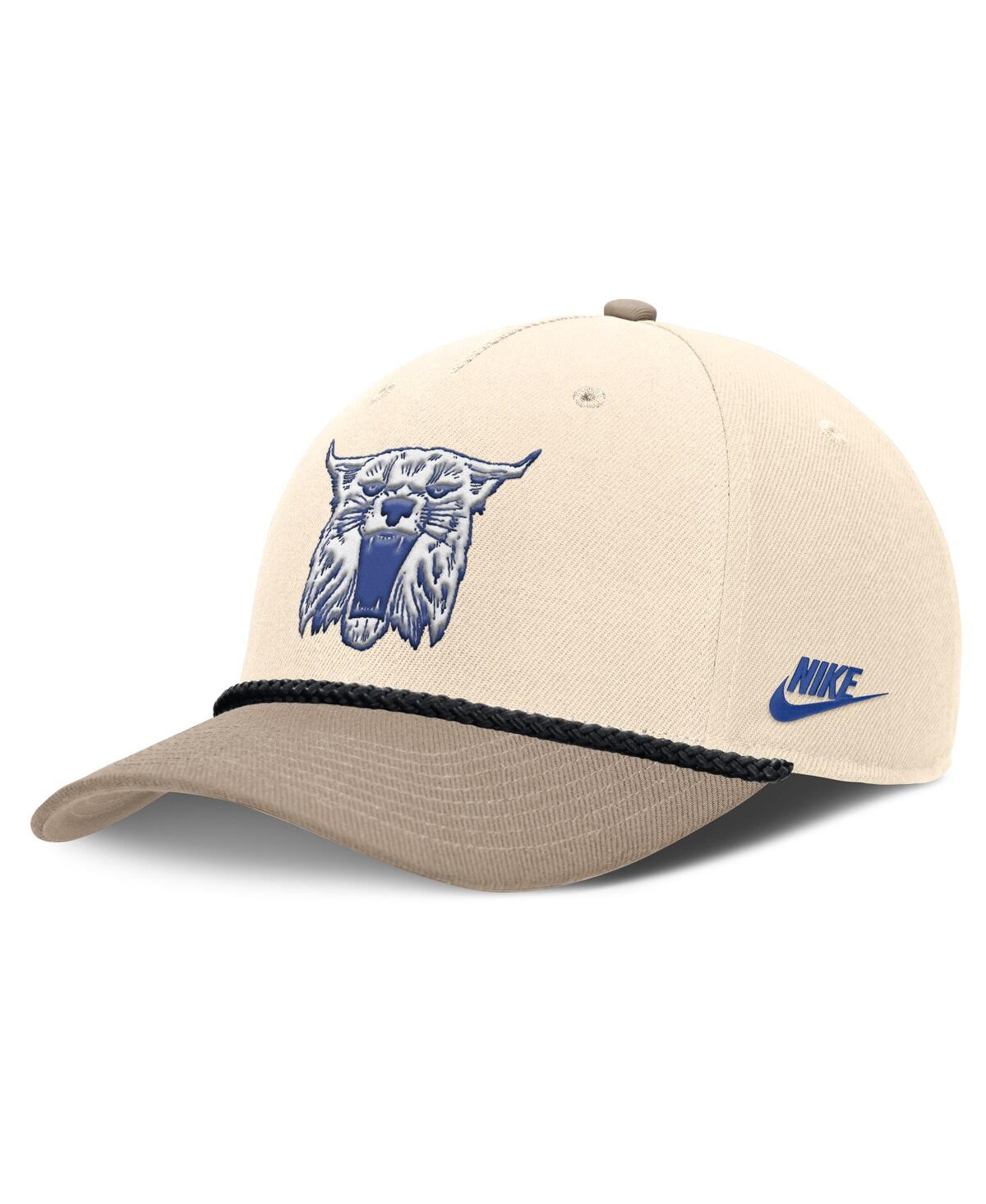 Nike Men's Natural Kentucky Wildcats Rise Legacy Throwback Logo Adjustable Hat In Brown