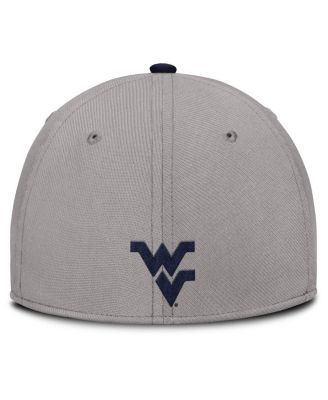 Men's Gray West Virginia Mountaineers Rise Prep Performance Flex Hat