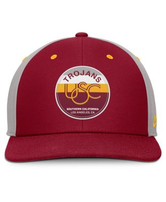 Men's Cardinal/Gray USC Trojans Prep Pro Performance Snapback Hat