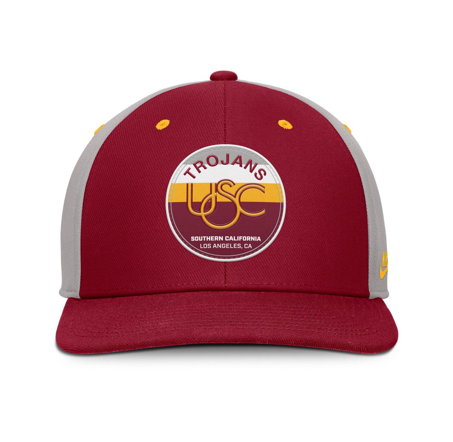 Men's Cardinal/Gray USC Trojans Prep Pro Performance Snapback Hat