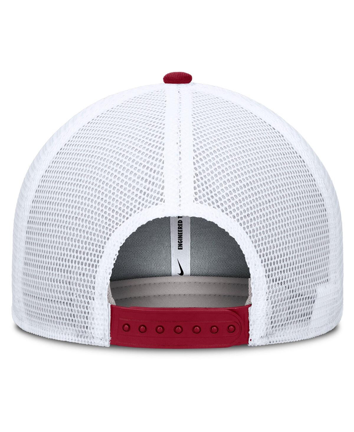 Nike Men's Cardinal/white Usc Trojans Rise Primetime Performance Trucker Adjustable Hat