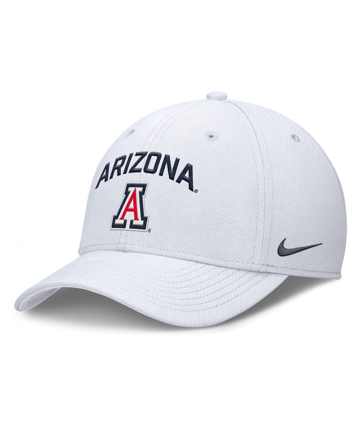 Men's White Arizona Wildcats 2025 On-Field Rise Performance Flex Hat - White