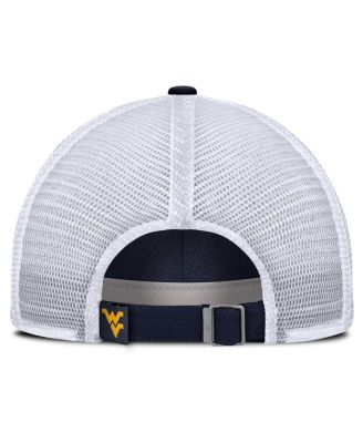 Men's Navy West Virginia Mountaineers 2025 Gameday On-Field Club Adjustable Trucker Hat