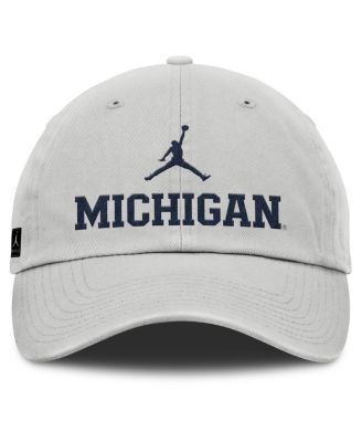 Men's Gray Michigan Wolverines 2025 On-Field Gameday Club Adjustable Hat
