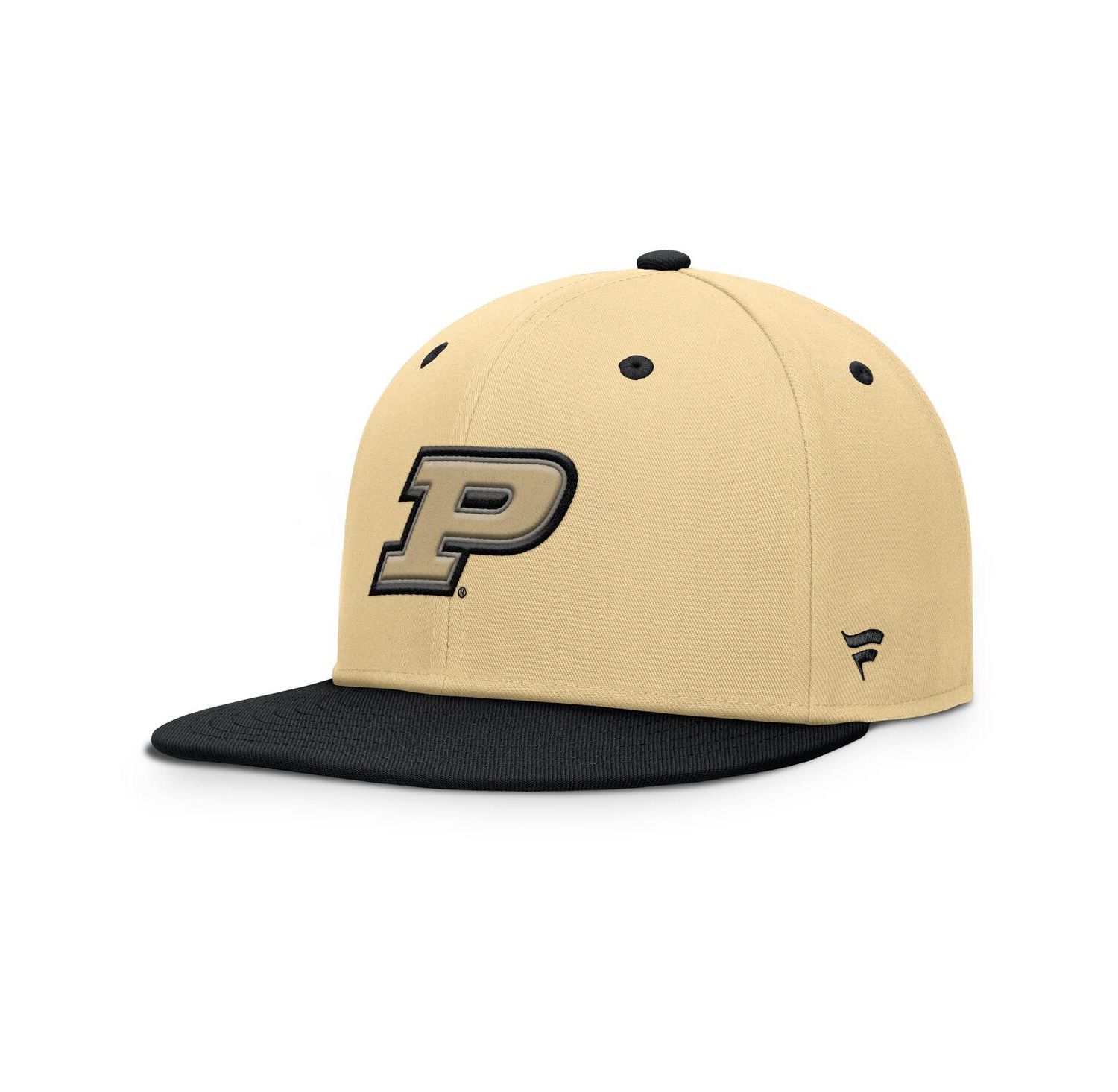 Men's Gold/Black Purdue Boilermakers Balance Fitted Hat