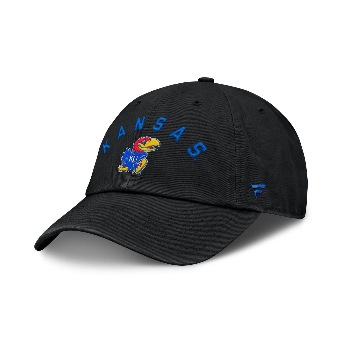 Мужская кепка Fanatics Black Kansas Jayhawks Myth Adjustable Hat — фото 1