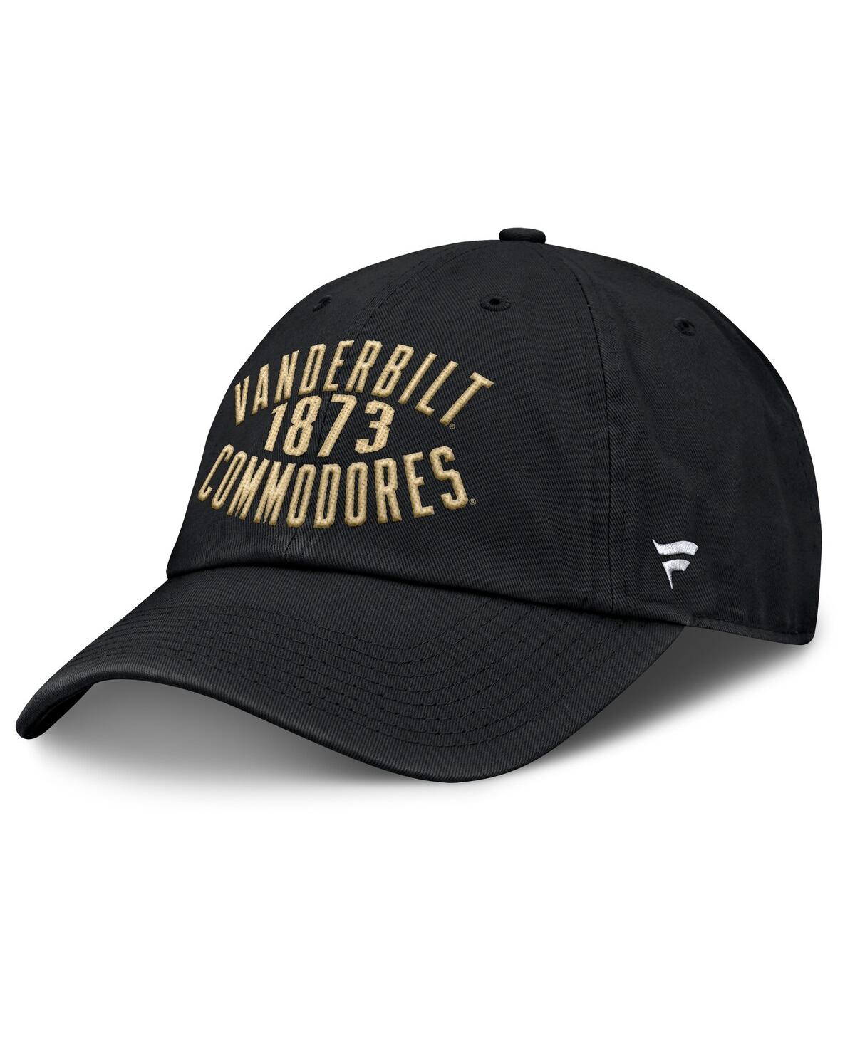 Fanatics Men's Black Vanderbilt Commodores Archer Adjustable Hat In Black