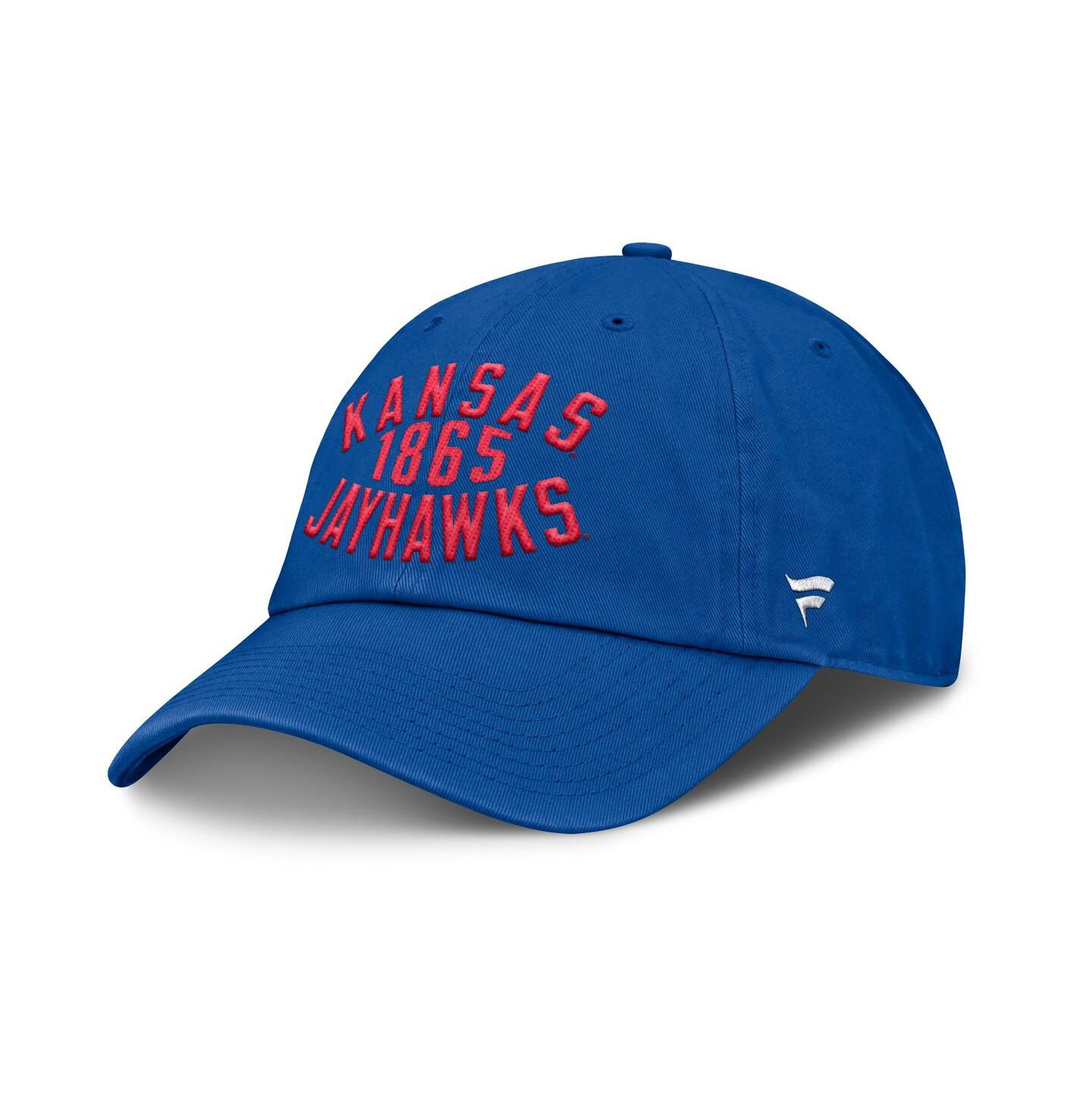 Мужская кепка Fanatics Royal Kansas Jayhawks Archer Adjustable Hat — фото 3