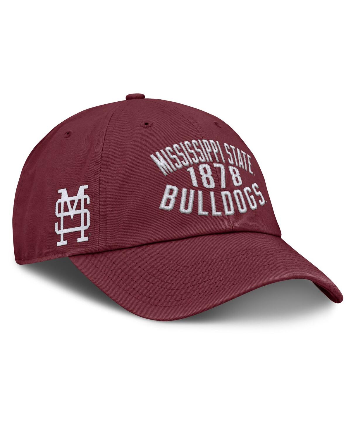 Fanatics Men's Maroon Mississippi State Bulldogs Archer Adjustable Hat In Burgundy