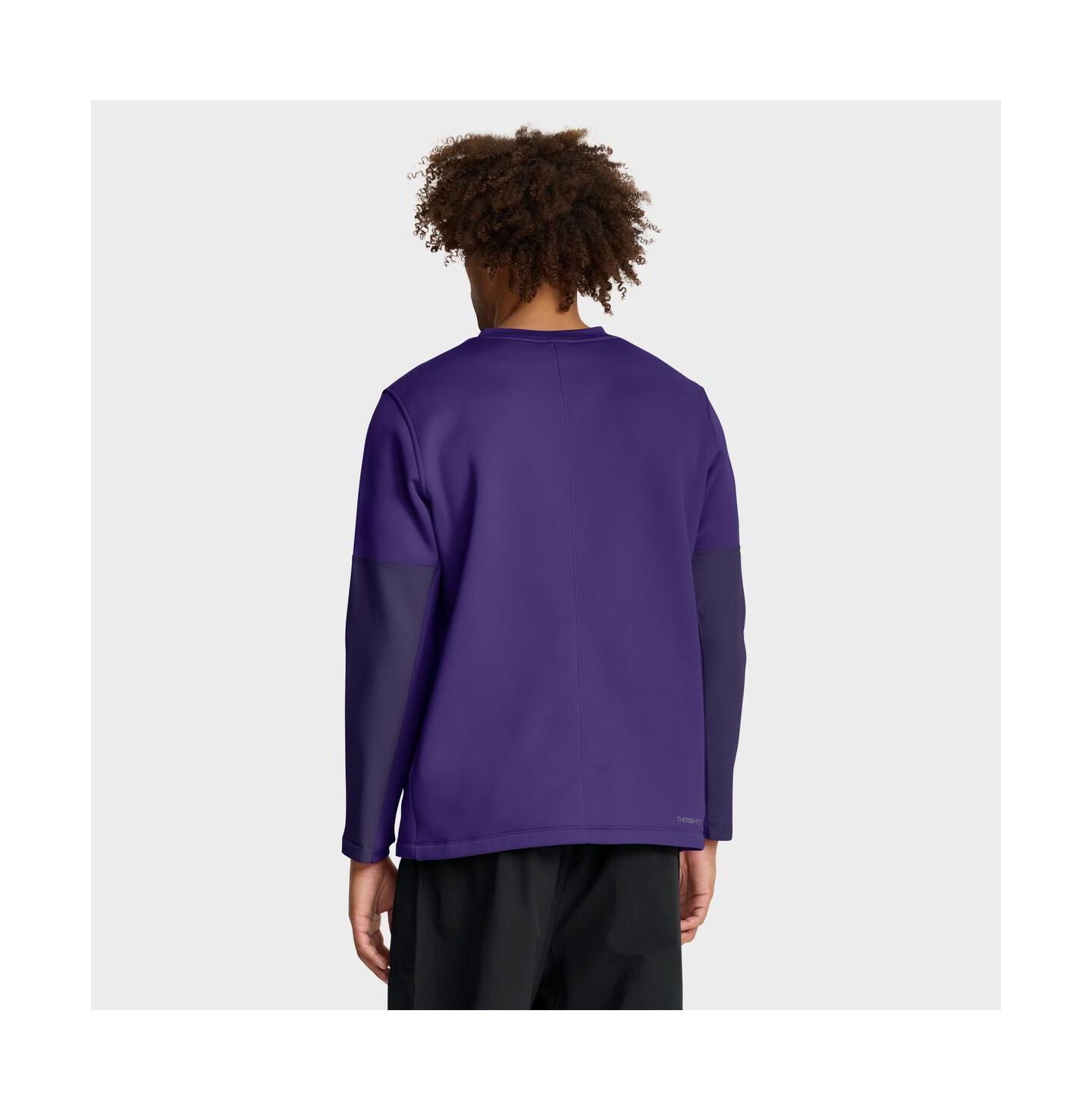 Мужская футболка Nike Purple LSU Tigers 2025 Sideline Coach Performance Long Sleeve — фото 2