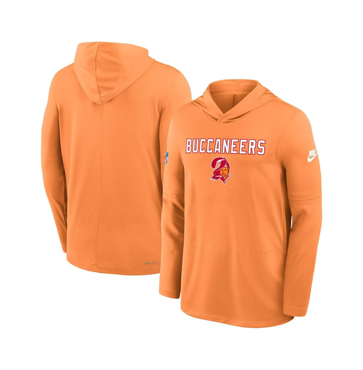 Мужские худи Nike Orange Tampa Bay Buccaneers Alt Pack Pass Accuracy Performance Long Sleeve T-Shirt — фото 1