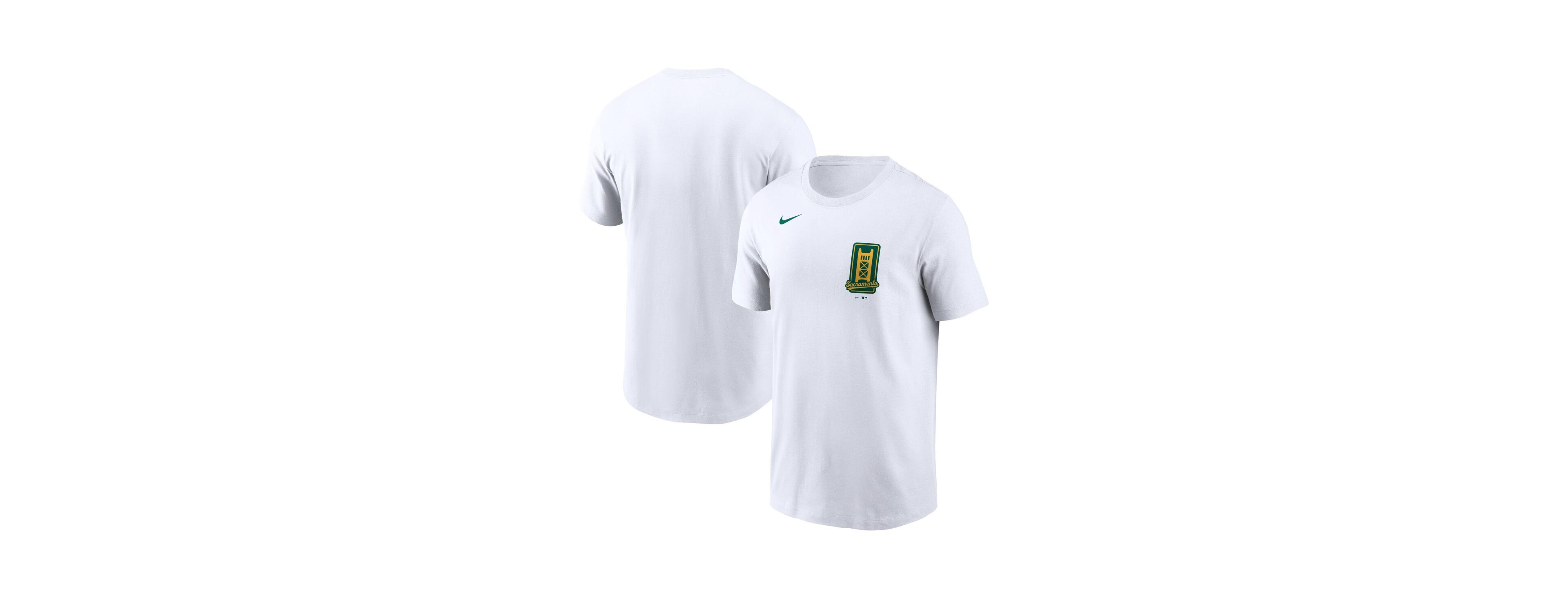 Nike Men's White Athletics New Logo T-Shirt