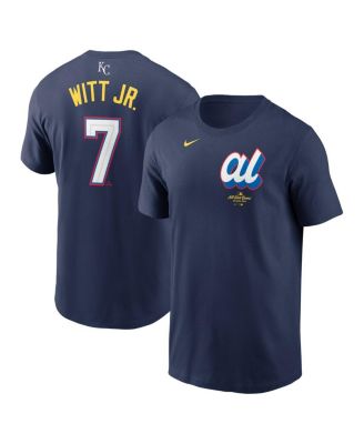 Nike - Men's Bobby Witt Jr. Navy American League 2025 All-Star Edition Name Number T-Shirt