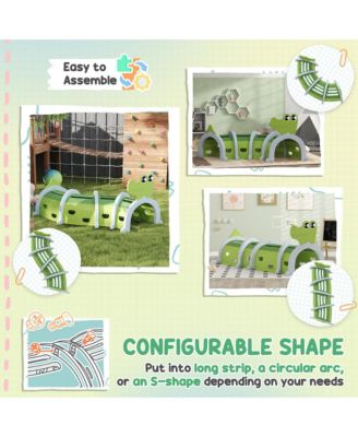 Kids Play Tunnel for Children 3-6 Years to Crawl and Climb, 76" Long