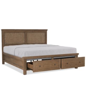 Alverton California King Cane Storage Bed, Created for Macy's